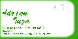 adrian tuza business card